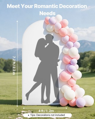 VEVOR Χρυσή Μεταλλική Καμάρα Διακόσμησης, Σταθερή & Εύκολη Συναρμολ...