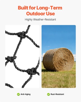 VEVOR Δίχτυ για Στρογγυλές Δεμάτες Σανό Αργής Σίτισης Αλόγων MGCWZW...