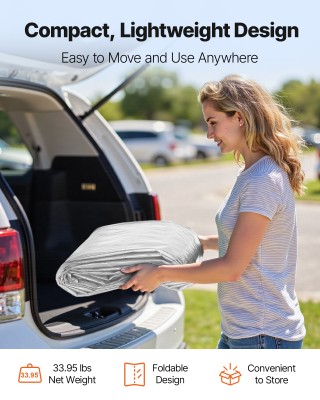 VEVOR Αντικαταστατικό Κάλυμμα Carport 6×4 μ. με Πλευρικά Τοιχώματα,... VEVOR Αντικαταστατικό Κάλυμμα Carport 6×4 μ. με Πλευρικά Τοιχώματα,...