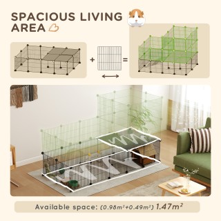 PawHut  Περιφραγμένος Χώρος για Ζώα, Ρυθμιζόμενος και Πολυεπίπεδος ...