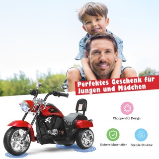 Costway  Παιδική Μοτοσυκλέτα με Τρία Τροχάκια και Φώτα - Ιδανικό Δώ...