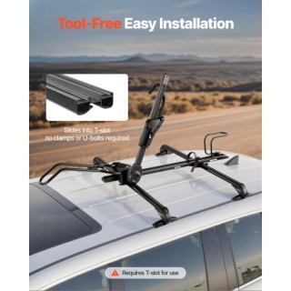 VEVOR Αναδιπλούμενη Βάση Ποδηλάτου Οροφής Αυτοκινήτου Βαρέως Τύπου ...