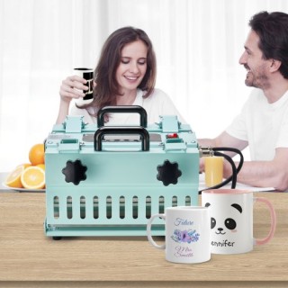 Διπλή Πρέσα Θερμότητας VEVOR για Κούπες 11-30oz Σαμπλιμασιόν  SDKKB...