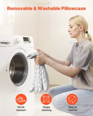 VEVOR Μαξιλάρι Ύπνου, King Size με Μνήμη Αφρού & Πολυεστερικές Ίνες...