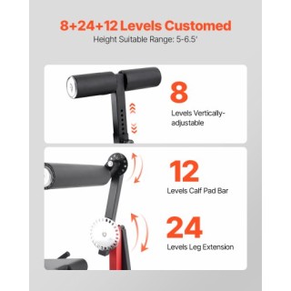 VEVOR Αθλητικό Μηχάνημα Εκτάσεων και Καμπών Ποδιών VEVOR ZSTJJKZDDG...