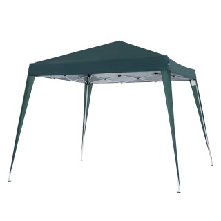 Outsunny Folding Garden Gazebo 3x3m Steel and Polyester, Green 840-... Outsunny Folding Garden Gazebo 3x3m Steel and Polyester, Green 840-...