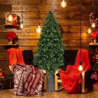 BAKAJI Χριστουγεννιάτικο δέντρο Μακάο 240εκ Πυκνό Βάση Εφέ Ξύλου Κ... BAKAJI Χριστουγεννιάτικο δέντρο Μακάο 240εκ Πυκνό Βάση Εφέ Ξύλου Κ...