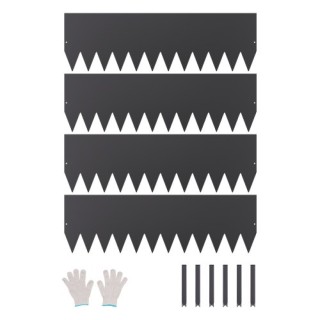 VEVOR Ατσάλινο Διαχωριστικό Τοπίου 4 Πακέτα 40x12in Ανθεκτικό στη Σ... VEVOR Ατσάλινο Διαχωριστικό Τοπίου 4 Πακέτα 40x12in Ανθεκτικό στη Σ...