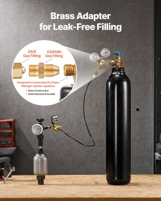 VEVOR Κιτ Αζώτου και Υδραυλικών Δοκιμών 0-1420 PSI/0-100 Bar YYCSTJ...