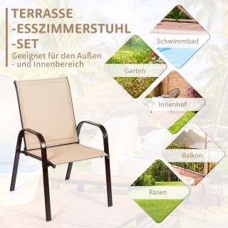 Costway Σετ Κήπου με Άνετες Καρέκλες και Ανθεκτικό Μεταλλικό Σκελε... Costway Σετ Κήπου με Άνετες Καρέκλες και Ανθεκτικό Μεταλλικό Σκελε...