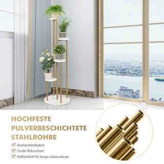 Costway Μεταλλική Βάση Φυτών Εσωτερικού Χώρου με 4 Επίπεδα και Μον... Costway Μεταλλική Βάση Φυτών Εσωτερικού Χώρου με 4 Επίπεδα και Μον...