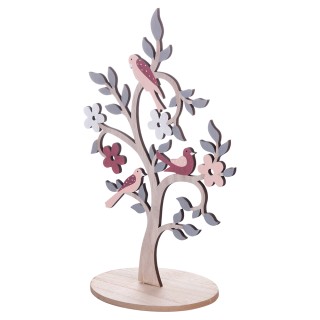 Villa DEste  Διακοσμητικό πασχαλινό δέντρο από ξύλο ύψους 45 εκ. La...