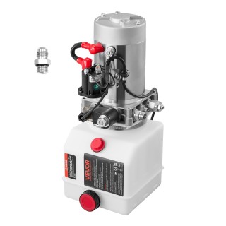 VEVOR 4L Υδραυλική Μονάδα, Αντλία Μονής Ενέργειας με Μέγιστη Πίεση ...