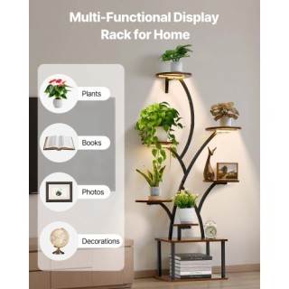 VEVOR Φωτιζόμενη Εσωτερική Σταντ Φυτών, Ύψος 157,5 εκ, 8 Επιπέδων Ρ... VEVOR Φωτιζόμενη Εσωτερική Σταντ Φυτών, Ύψος 157,5 εκ, 8 Επιπέδων Ρ...