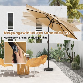 Costway Αδιάβροχο Κάλυμμα Ομπρέλας από Πολυεστέρα Εύκολη Συναρμολόγ... Costway Αδιάβροχο Κάλυμμα Ομπρέλας από Πολυεστέρα Εύκολη Συναρμολόγ...