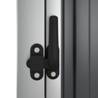 vidaXL Αποθήκη Εργαλείων Κήπου Ανθρακί 88x89x161 εκ. από Γαλβανισμέ... vidaXL Αποθήκη Εργαλείων Κήπου Ανθρακί 88x89x161 εκ. από Γαλβανισμέ...