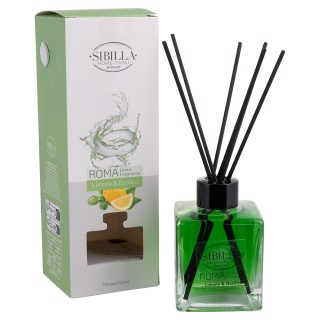 Galileo Αρωματικός Διαχυτήρας Χώρου 150 ml από Γυαλί με 6 Πολυεστερ...