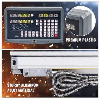 VEVOR  Ψηφιακή Ένδειξη 2 Αξόνων CNC για Φρέζα/Τόρνο Bridgeport GSC2...