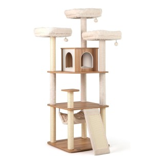 Costway Ονυχοδρόμιο Γάτας με Πολλαπλές Επίπεδες και Άνετες Θέσεις Ξ... Costway Ονυχοδρόμιο Γάτας με Πολλαπλές Επίπεδες και Άνετες Θέσεις Ξ...