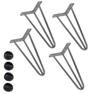 BAKAJI 4x Πόδια Τραπεζιού Έπιπλα Καθιστικού Σκαμπό 36cm Μεταλλικός ... BAKAJI 4x Πόδια Τραπεζιού Έπιπλα Καθιστικού Σκαμπό 36cm Μεταλλικός ...