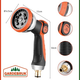 Gardebruk Εύκαμπτος Πορτοκαλί Λάστιχο Κήπου 30μ 109325 Gardebruk Εύκαμπτος Πορτοκαλί Λάστιχο Κήπου 30μ 109325