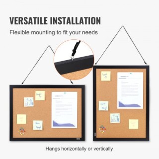Πίνακας Ανακοινώσεων VEVOR, 24 x 18 ιντσών, Διπλής Όψης με Πλαίσιο ... Πίνακας Ανακοινώσεων VEVOR, 24 x 18 ιντσών, Διπλής Όψης με Πλαίσιο ...