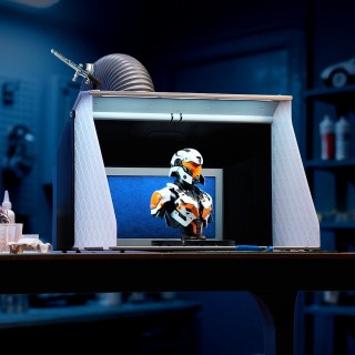 VEVOR Φορητός Θάλαμος Ψεκασμού με Αερογράφο, Διπλοί Ανεμιστήρες και... VEVOR Φορητός Θάλαμος Ψεκασμού με Αερογράφο, Διπλοί Ανεμιστήρες και...