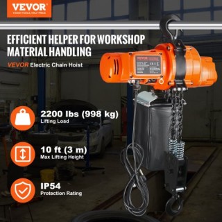 Ηλεκτρικός Γερανός VEVOR 1000kg 3m Μονοφασικός  DDSHLHLDXD11P0U2TV2
