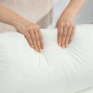 HOMCOM Πολυθρόνα Ανακλινόμενη 135° Μέγ., Ύφασμα Εφέ Λινό, Αφρός, Ατ...