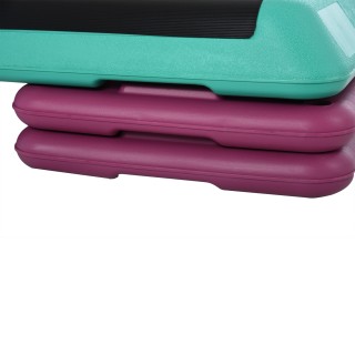 HOMCOM Ρυθμιζόμενο Στέπερ Αεροβικής 110x40x20 εκ. Πολύχρωμο A90-210