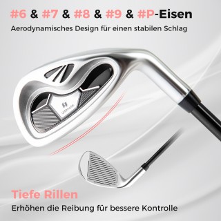 Costway Σετ Ολοκληρωμένων Γυναικείων Δεξιόχειρων Μπαστουνιών Γκολφ ...