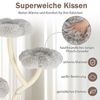 Costway Πύργος Αναρρίχησης Γάτας 165cm με Πολυεπίπεδες Πλατφόρμες κ... Costway Πύργος Αναρρίχησης Γάτας 165cm με Πολυεπίπεδες Πλατφόρμες κ...