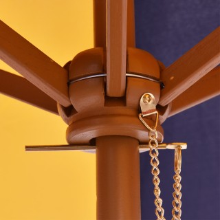 Costway  Παιδικό σετ καθισμάτων από ξύλο με τραπέζι, ομπρέλα και 2 ...