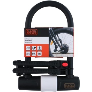 BLACK & DECKER BLACK+DECKER Κλειδαριά U με Μοχλό για Ποδήλατο, Σκού... BLACK & DECKER BLACK+DECKER Κλειδαριά U με Μοχλό για Ποδήλατο, Σκού...