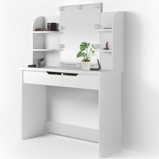 Shally Dogan Τουαλέτα Trucco Beatrice με Καθρέφτη 10 Φώτα Led Ψυχρ... Shally Dogan Τουαλέτα Trucco Beatrice με Καθρέφτη 10 Φώτα Led Ψυχρ...