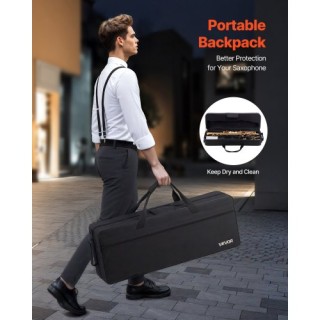 VEVOR Σαξόφωνο Σοπράνο Σι Μπεμόλ με Θήκη και Επιστόμιο ZGSKSGYJBDJS...