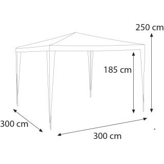 BAKAJI Κιόσκι Κήπου 3x3μ Μεταλλικό Αδιάβροχο Πράσινο Τέντα Μπλε Εκθ... BAKAJI Κιόσκι Κήπου 3x3μ Μεταλλικό Αδιάβροχο Πράσινο Τέντα Μπλε Εκθ...