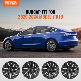 VEVOR  Κάλυμμα Ζάντας 19 για Model Y 2021-2023 με Οπή Βαλβίδας  QFG...