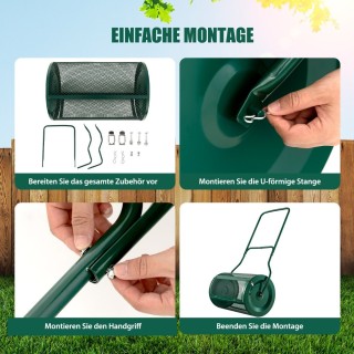 Costway Πολυλειτουργικός Διανομέας Κήπου 60,5 εκ. για Ομοιόμορφη Λ... Costway Πολυλειτουργικός Διανομέας Κήπου 60,5 εκ. για Ομοιόμορφη Λ...