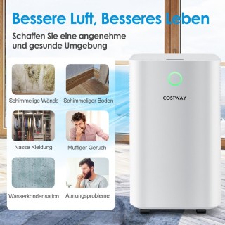 Costway Αφυγραντήρας Υψηλής Απόδοσης με Χωρητικότητα 15L/Ημέρα και ... Costway Αφυγραντήρας Υψηλής Απόδοσης με Χωρητικότητα 15L/Ημέρα και ...