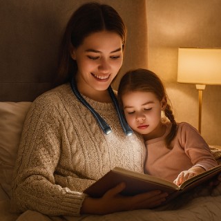 Izoxis Φωτιστικό Λαιμού Αναγνωστικό Νύχτας LED USB-C Επαναφορτιζόμε...