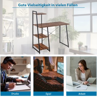 Costway  Τετράριχνος Επιτραπέζιος Υπολογιστής για Ιδανικό Χώρο Εργα...