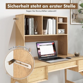 Costway Κομψό Ράφι Γραφείου με Αποθηκευτικούς Χώρους και Κιτ Ασφαλε... Costway Κομψό Ράφι Γραφείου με Αποθηκευτικούς Χώρους και Κιτ Ασφαλε...