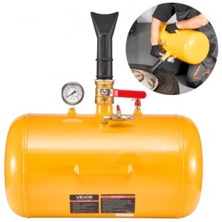 VEVOR Επαγγελματικός Αεροδυναμιστής Ελαστικών, 10 Γαλ, 87-116 PSI, ...