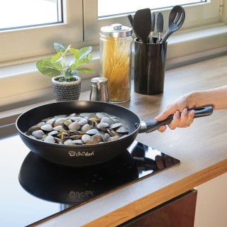 Galileo Wok αντικολλητικό 28 εκ. από σφυρήλατο αλουμίνιο με επαγωγι...