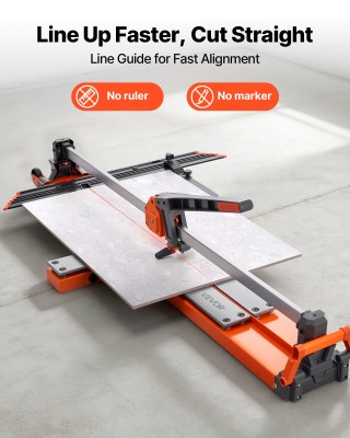 VEVOR Χειροκίνητος Κόφτης Πλακιδίων 1200 mm με Ελατηριωτή Βάση, Ρυθ...