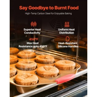 VEVOR Σετ Ταψιών Ψησίματος 10 Τεμαχίων Αντικολλητικό από Ανθρακούχο... VEVOR Σετ Ταψιών Ψησίματος 10 Τεμαχίων Αντικολλητικό από Ανθρακούχο...