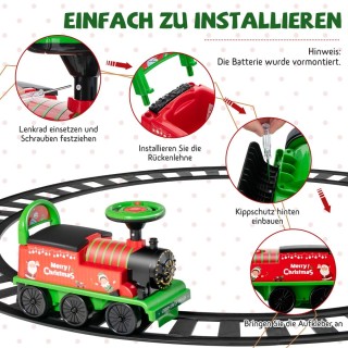 Ηλεκτροκίνητο Τρενάκι 6V με Μουσική, Φώτα & Αποθηκευτικό Χώρο Κάτω... Ηλεκτροκίνητο Τρενάκι 6V με Μουσική, Φώτα & Αποθηκευτικό Χώρο Κάτω...