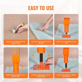 Ρυθμιζόμενος Υποστηρικτικός Γρύλος VEVOR 4x4 για Στήριξη και Ευθυγρ...