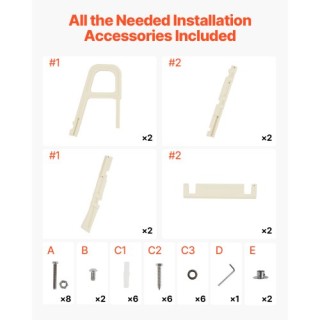 VEVOR Σκάλα Πισίνας 5 Σκαλοπατιών με 2 Χειρολαβές, Φορτίο 300 lb, γ... VEVOR Σκάλα Πισίνας 5 Σκαλοπατιών με 2 Χειρολαβές, Φορτίο 300 lb, γ...